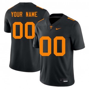 #00 Custom Tenn Black Men's Jerseys Alumni Alternate College Football 384053-680