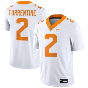#2 Andre Turrentine TN Vols White Men Jersey Embroidery College Football 758049-707