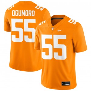 #55 Antoni Ogumoro UTK Tennessee Orange Mens Jersey Stitched College Football 259468-692
