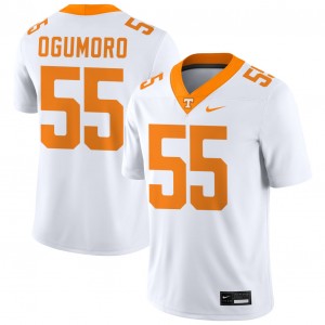 #55 Antoni Ogumoro Tennessee Volunteers White Mens Jerseys Limited College Football 191818-403