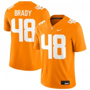 #48 Bennett Brady Tennessee Tennessee Orange Men's Jersey Embroidery College Football 489505-980
