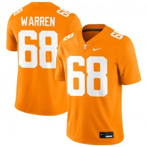 #68 Bennett Warren TN Tennessee Orange Men's Jerseys NCAA College Football 774442-626