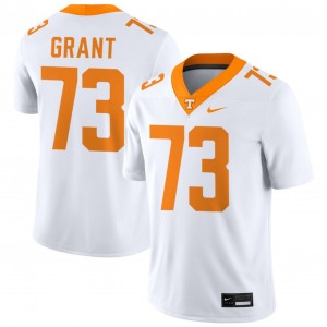 #73 Brian Grant UT White Men's Jerseys Embroidery College Football 791617-337