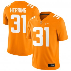 #31 Caleb Herring The Volunteer State Tennessee Orange Mens Jersey Official College Football 363972-925