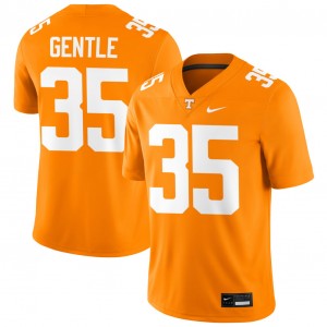 #35 Carson Gentle TN Vols Tennessee Orange Men's Jersey NCAA College Football 990298-737