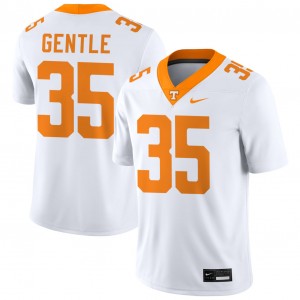 #35 Carson Gentle Tenn White Mens Jersey Embroidery College Football 423391-397