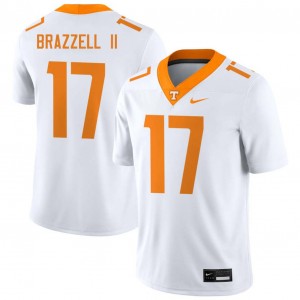 #17 Chris Brazzell II University Of Tennessee White Mens Jerseys Player College Football 346833-705