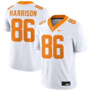#86 Cole Harrison The Volunteer State White Men Jerseys Player College Football 820514-825