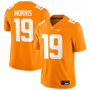 #19 Daune Morris Tenn Tennessee Orange Men's Jerseys Official College Football 949003-879