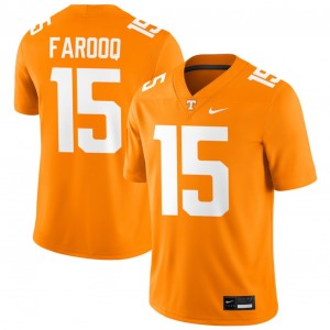 #15 Edrees Farooq UT Volunteers Tennessee Orange Men's Jerseys 2025 College Football 934613-667