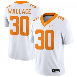 #30 Jamal Wallace Tenn White Mens Jerseys Game College Football 908640-309