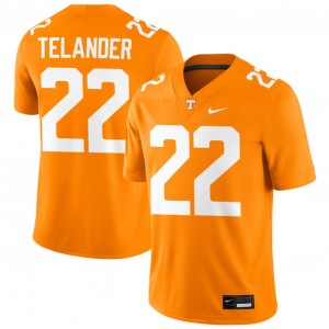 #22 Jeremiah Telander Tennessee Tennessee Orange Mens Jersey University College Football 387257-483