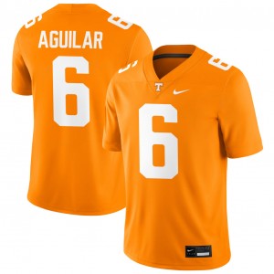 #6 Joey Aguilar University Of Tennessee Tennessee Orange Men Jersey Embroidery College Football 684307-865