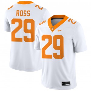 #29 Jordan Ross University Of Tennessee White Men Jersey NCAA College Football 338408-283