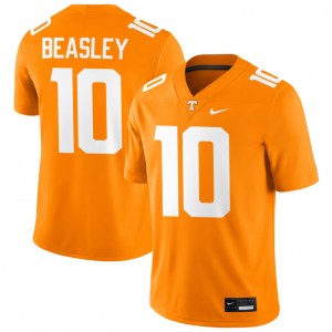 #10 Kaleb Beasley TN Tennessee Orange Men Jersey NCAA College Football 552140-217