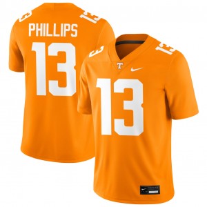 #13 Mason Phillips The Volunteer State Tennessee Orange Men Jerseys Limited College Football 366635-875