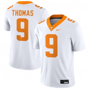 #9 Star Thomas TN White Men's Jerseys High School College Football 152228-446