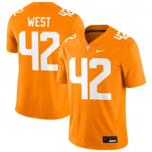 #42 Tyre West UT Tennessee Orange Men Jersey University College Football 945539-820