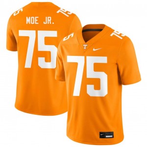 #75 Wendell Moe Jr. UT Volunteers Tennessee Orange Men Jersey 2025-26 College Football 880540-126