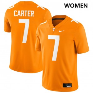 #7 Arion Carter UT Vols Tennessee Orange Women's Jerseys 2025 College Football 918939-877