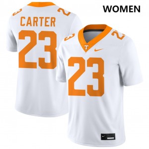 #23 Boo Carter TN White Women Jerseys 2025-26 College Football 101912-559