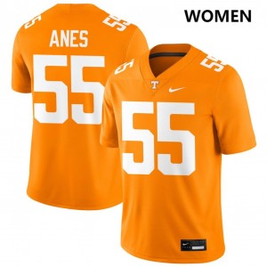 #55 Brenden Anes University Of Tennessee Tennessee Orange Women Jerseys High School College Football 483827-816