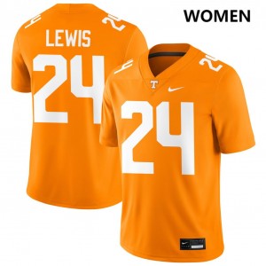 #24 Dylan Lewis The Volunteer State Tennessee Orange Women Jersey Official College Football 675008-306