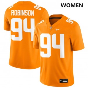 #94 Nathan Robinson Tennessee Volunteers Tennessee Orange Womens Jersey 2025-26 College Football 103590-370
