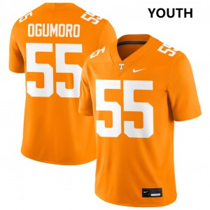 #55 Antoni Ogumoro UT Volunteers Tennessee Orange Youth Jersey Player College Football 813262-470