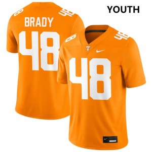 #48 Bennett Brady UT Tennessee Orange Youth Jersey High School College Football 309815-940