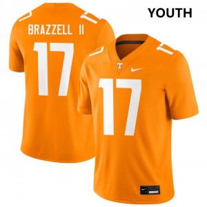 #17 Chris Brazzell II Tennessee Tennessee Orange Youth Jerseys Player College Football 232917-749