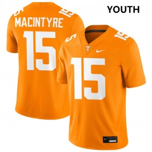 #15 George MacIntyre TN Vols Tennessee Orange Youth Jerseys Game College Football 969247-107