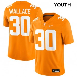 #30 Jamal Wallace UT Volunteers Tennessee Orange Youth Jersey Alumni College Football 665864-850