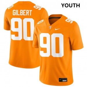 #90 Max Gilbert University Of Tennessee Tennessee Orange Youth Jerseys 2025 College Football 644882-858