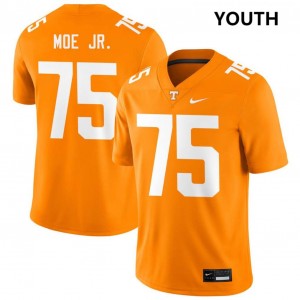 #75 Wendell Moe Jr. Vols Tennessee Orange Youth Jersey Game College Football 424893-436